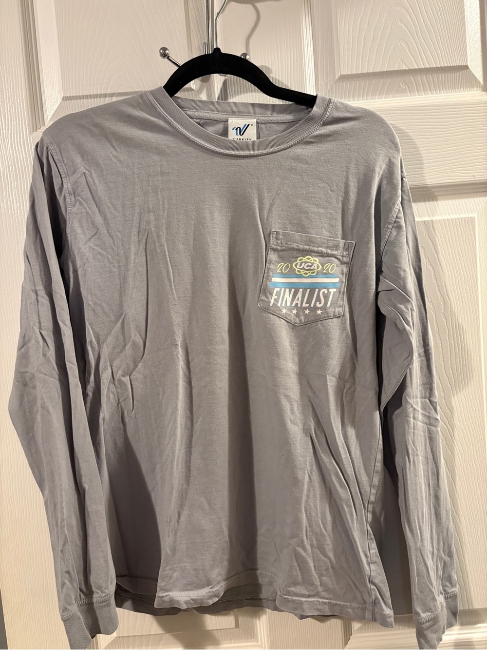 UCA 2020 Finalist Pocket Long Sleeve Tee - Light Gray